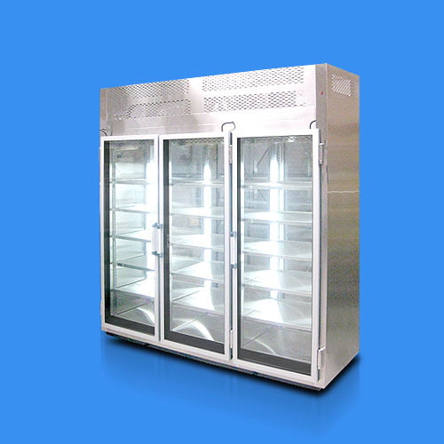 Refrigerador-vertical-3-puertas-en-vidrio-exhibicion